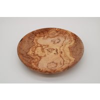 Runde Olivenholz-Teller | Rustikale Servierplatten Handgefertigt Dinner, Grill & Vorspeisen Natürliche Weihnachtsgeschenke von FarFechShop