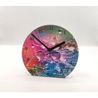 Bunte Tischuhr Regentropfen Tropfen Büro Küchenuhr Regal Uhr Leise Bunte Tischuhr Regentropfen Tropfen Büro Küchenuhr Regal Uhr Leise von Faramosa
