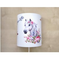 Kinderzimmer Wandlampe Pferd Kinderlampe Personalisierte Lampe Mädchen Deko Kinder von Faramosa