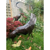 Hahn Und Huhn Skulpturen von FarawayFindsStore