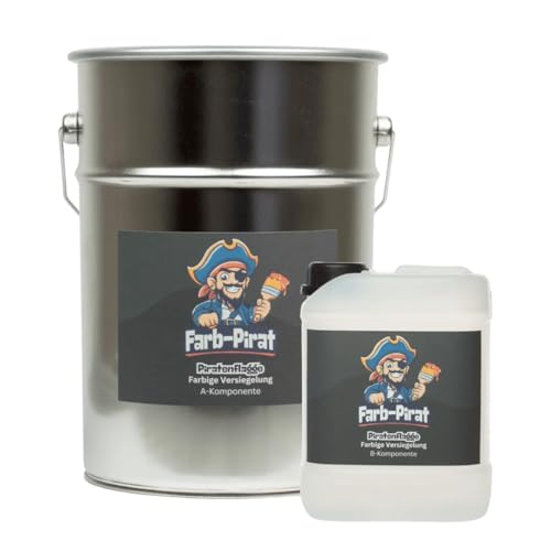 2K Epoxidharz Bodenbeschichtung – Garage, Keller, Industrie - Rutschfest, Langlebig - 2,5 Kg Harz & Härter Set in RAL 8002 Signalbraun - Premium Qualität 2K Epoxidharz Bodenbeschichtung – Garage, Keller, Industrie - Rutschfest, Langlebig - 2,5 Kg Harz & Härter Set in RAL 8002 Signalbraun - Premium Qualität von Farb-Pirat