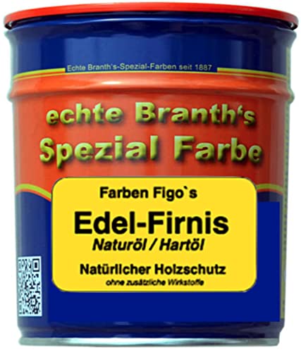 Edel-Firnis Holzöl Naturöl Hartöl Holzlasur - Farbtöne Gori (7808 Nussbaum) von Farben Figo's