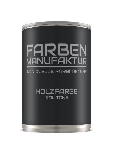 Farben Manufaktur Holzfarbe Wetterschutzfarbe Holzlack Holzschutzlack Holzdecklack RAL 2/5L, Farbe: ca. RAL 3003 Rubinrot, Größe: 2L von Farben Manufaktur - individuelle Farb(t)räume