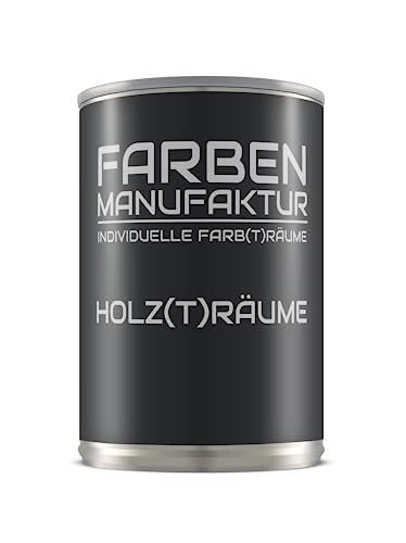 Farben Manufaktur Holzlasur Lasur Holzfarbe Holzschutzlack Holzlack lasierend n. deckend RAL 0,5L, Farbe: ca. RAL 7044 Seidengrau von Farben Manufaktur - individuelle Farb(t)räume