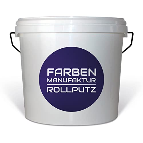 Farben Manufaktur Rollputz Streichputz Putz von der Rolle 2in1 Weiß innen & außen 8kg von Farben Manufaktur - individuelle Farb(t)räume