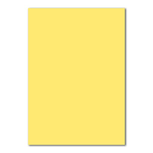 1000 Blatt DIN A5 Papier - Zitronengelb - 120gr - 14,8 x 21cm - Bastelbogen Tonpapier Bastelpapier Briefbogen - FarbenFroh by GUSTAV NEUSER 1000 Blatt DIN A5 Papier - Zitronengelb - 120gr - 14,8 x 21cm - Bastelbogen Tonpapier Bastelpapier Briefbogen - FarbenFroh by GUSTAV NEUSER von FarbenFroh by GUSTAV NEUSER