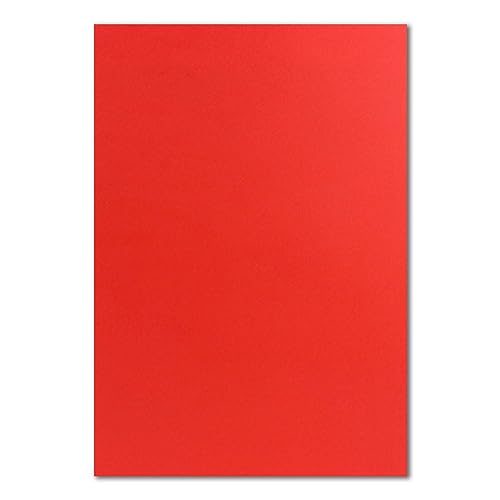 150 DIN A5 Einzelkarten Papierbögen - Rot - 240 g/m² - 14,8 x 21 cm - Bastelbogen Tonpapier Fotokarton Bastelpapier Tonkarton - FarbenFroh 150 DIN A5 Einzelkarten Papierbögen - Rot - 240 g/m² - 14,8 x 21 cm - Bastelbogen Tonpapier Fotokarton Bastelpapier Tonkarton - FarbenFroh von FarbenFroh by GUSTAV NEUSER