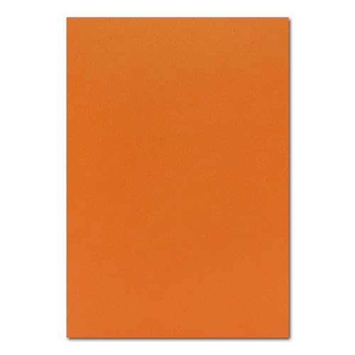 50 DIN A4 Papier-bögen Planobogen - Terracotta (Orange) - 225 g/m² - 21 x 29,7 cm - Ton-Papier Fotokarton Bastel-Papier Ton-Karton - FarbenFroh von FarbenFroh by GUSTAV NEUSER