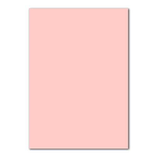 50 DIN A5 Einzelkarten Papierbögen - Rosa - 240 g/m² - 14,8 x 21 cm - Bastelbogen Tonpapier Fotokarton Bastelpapier Tonkarton - FarbenFroh von FarbenFroh by GUSTAV NEUSER