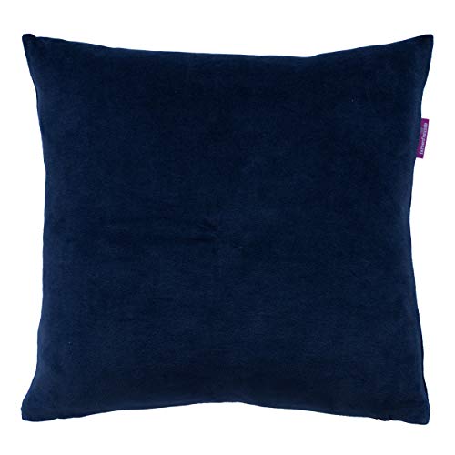 Farbenfreunde Interieur Kissenhülle aus Nicky-Stoff 40x40 Blue Velvet von Farbenfreunde