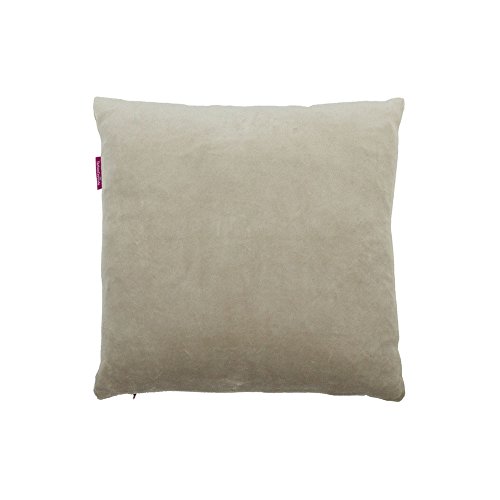 Farbenfreunde Kissenbezug 1000 40 x 40 cm auster von Farbenfreunde
