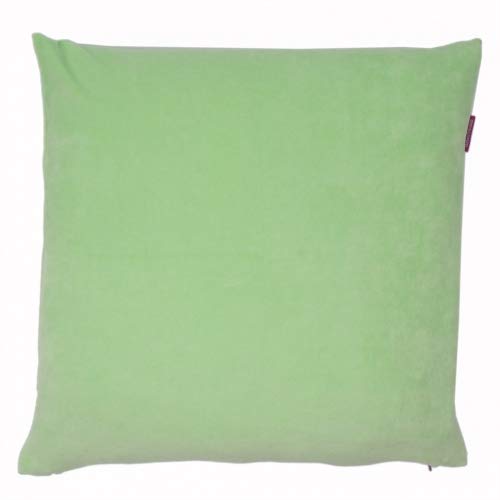 Farbenfreunde Nicky Kissenhülle 40x40cm, Lemon Green von Farbenfreunde