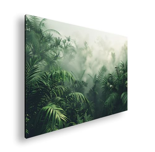 Farbenhorizont Leinwandbild Nebliger Dschungel – grünes Geheimnis in stiller Tiefe Format: 60x40cm XXL Wandbild auf Keilrahmen/Kunstdruck/Bild Wohnzimmer Dekoration Farbenhorizont Leinwandbild Nebliger Dschungel – grünes Geheimnis in stiller Tiefe Format: 60x40cm XXL Wandbild auf Keilrahmen/Kunstdruck/Bild Wohnzimmer Dekoration von Farbenhorizont