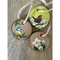 Holzanhänger Gartengeflüster von Farbfunken