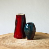 Elegante Minivasen Handgetöpferte Keramik von FarbigesAusKeramik