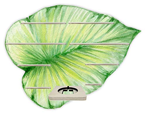 Farbklecks-Collection Musikboxregal Blatt 2 - passend für Toniebox - Regal mit Platz für Box sowie 35-40 Figuren von Farbklecks-Collection