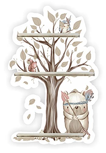 Farbklecks-Collection Musikboxregal Erweiterung Indianergeschichte Baum Teddy von Farbklecks-Collection