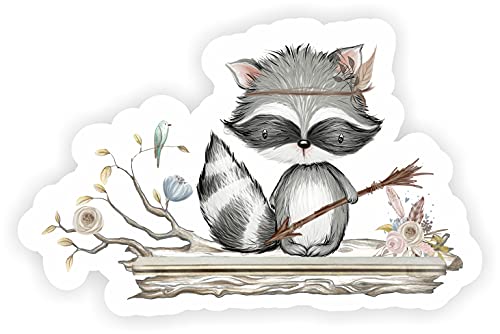 Farbklecks-Collection Musikboxregal Erweiterung Indianergeschichte Mini Waschbär von Farbklecks-Collection