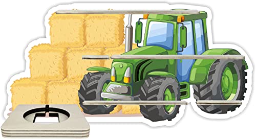 Farbklecks Collection Musikboxregal Starter Set Heu Traktor von Farbklecks-Collection