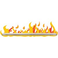 Tonieregal - Regal Für Musikbox Erweiterung Feuerwehr Flammen von FarbklecksCollection