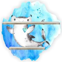 Tonieregal - Regal Für Musikbox Erweiterung Unterwasserwelt Modul Hammerhai von FarbklecksCollection
