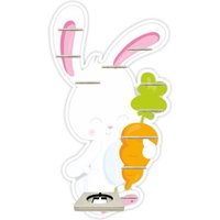 Tonieregal - Regal Für Musikbox Für 20 Figuren Hase Mit Karotte Passend Toniebox von FarbklecksCollection