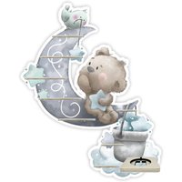 Tonieregal - Regal Für Musikbox Für 25-30 Figuren Mondbär Passend Toniebox von FarbklecksCollection