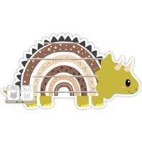 Tonieregal - Regal Für Musikbox Für 30-35 Figuren Dinoregenbogen 3 Passend Toniebox 1 Oder 2 von FarbklecksCollection