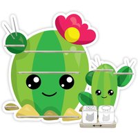 Tonieregal - Regal Für Musikbox Für 30-35 Figuren Kakteenwüste Passend Toniebox Tonieregal - Regal Für Musikbox Für 30-35 Figuren Kakteenwüste Passend Toniebox von FarbklecksCollection