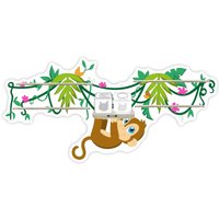 Tonieregal - Regal Für Musikbox Für 30-35 Figuren Liane Mit Affe Passend Toniebox 1 Oder 2 Tonieregal - Regal Für Musikbox Für 30-35 Figuren Liane Mit Affe Passend Toniebox 1 Oder 2 von FarbklecksCollection