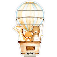 Tonieregal - Regal Für Musikbox Für 35-40 Figuren Heissluftballonfamilie 1 Passend Toniebox von FarbklecksCollection