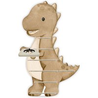 Tonieregal - Regal Für Musikbox Für 35 Figuren Dino Braun Passend Toniebox von FarbklecksCollection