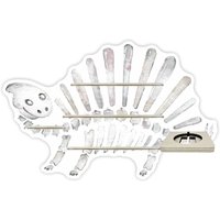 Tonieregal - Regal Für Musikbox Für 35 Figuren Dinoskelett 3 Passend Toniebox von FarbklecksCollection