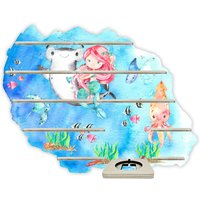 Tonieregal - Regal Für Musikbox Für 45-50 Figuren Unterwasserwelt Meerjungfrau Passend Toniebox von FarbklecksCollection