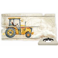 Tonieregal - Regal Für Musikbox Starter Set Baufahrzeuge Traktor Passend Toniebox von FarbklecksCollection