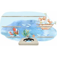 Tonieregal - Regal Für Musikbox Starter Set Beach Party Passend Toniebox von FarbklecksCollection