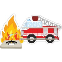 Tonieregal - Regal Für Musikbox Starter Set Feuerwehrbrand Passend Toniebox von FarbklecksCollection