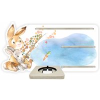 Tonieregal - Regal Für Musikbox Starter Set Häschens Angelausflug Passend Toniebox von FarbklecksCollection