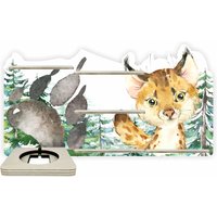 Tonieregal - Regal Für Musikbox Starter Set Wald Luchs Passend Toniebox von FarbklecksCollection