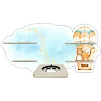 Tonieregal - Regal Für Musikbox Starter Set Wolkenballon Passend Toniebox von FarbklecksCollection