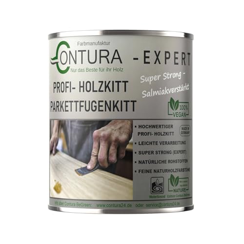 Contura 1,5 Kg. Holzkitt Parkett Fugenkitt Spachtelmasse Kitt Holz Spachtel Holzpaste Knetholz (06 Mittelbraun) von Farbmanufaktur CONTURA Nur das Beste für ihr Holz