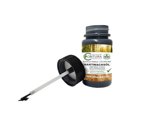 Contura 50ml. FARBIGES Hartwachsöl Colorline Pinselflasche Premium Hartwachs Probe (01 Natur - Farblos) von Farbmanufaktur CONTURA Nur das Beste für ihr Holz