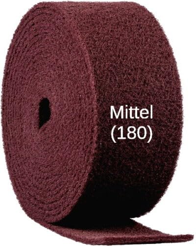 Contura Schleifvlies Rolle 1000mm Schleifmatte MIttel - 180 Körnung Schleifpapier Edelstahl Holz Metall Lack von Farbmanufaktur CONTURA Nur das Beste für ihr Holz