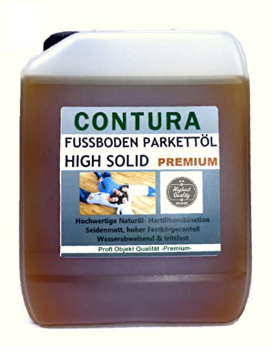 Fußbodenöl Parkettöl Korköl Holzöl Öl für Holz Möbel Parkett Fußboden Holzboden (1 Liter) von Farbmanufaktur CONTURA Nur das Beste für ihr Holz