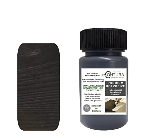 Holzbeize Pinselflasche 50ml. Beizprobe Retuschier Beize Reparaturflasche Holz Tischler Farbe Farbbeize Wasserbeize (Eiche Dunkel) von Farbmanufaktur CONTURA Nur das Beste für ihr Holz