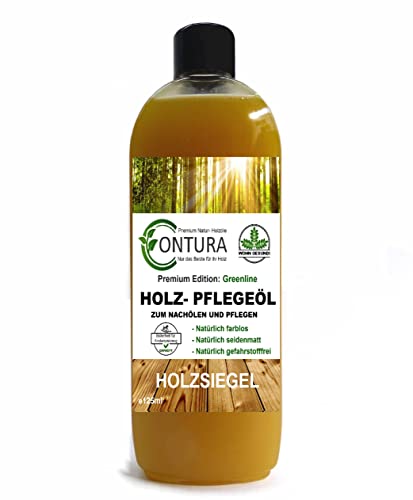Contura PROFI Pflegeöl Holzöl Holzschutz Tisch- und Möbelöl zum ölen Eiche Buche Teak öl (125ml.) von Farbmanufaktur CONTURA Nur das Beste für ihr Holz