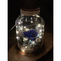 Rosenglas „Blue Ocean „ Konserviert Kork Infinity Stabilisiert von Farbvielfalt