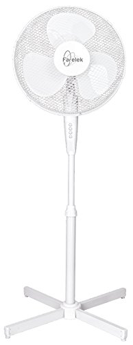 Faralek Standventilator Tennessee, 40 cm, 50 W, Weiß von Farelek