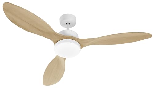 Farelek Oklahoma Deckenventilator mit LED, Leistung 100 W, Durchmesser 1370 mm, Fernbedienung, Geschwindigkeitsschalter, Anzahl der Geschwindigkeitsstufen X3, von Farelek