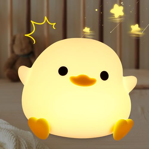 Farerkass Dodo Duck Nachtlicht Baby Silikon Dimmbar Enten Lampe Wiederaufladbare Portable Dodo Duck Night Light Led BerüHrungsempfindlich Nachtlicht Kinderzimmer Babyzimmer Kindergeschenke von Farerkass